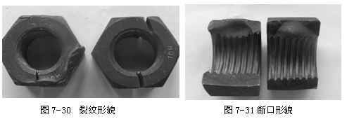 裂紋形貌，斷口形貌